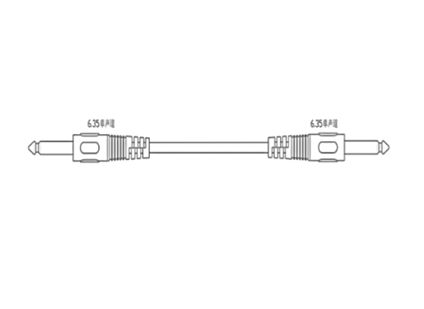 DS-QAXCACGCG-18 6.35话筒插头-6.35话筒插头
