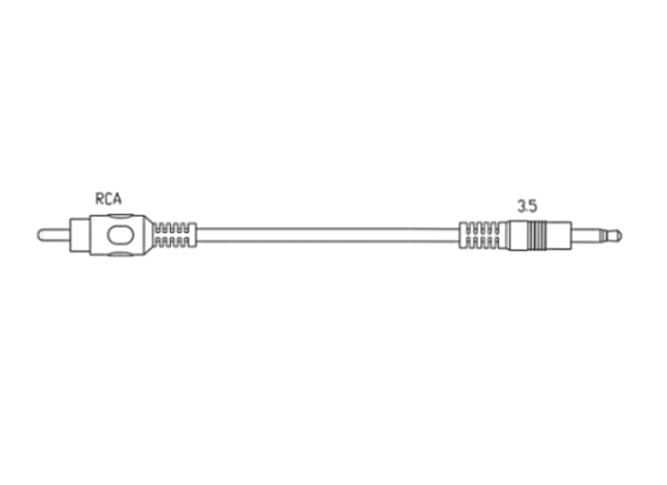 DS-QAXCALGDG-18 莲花（RCA）-3.5（耳机插头）