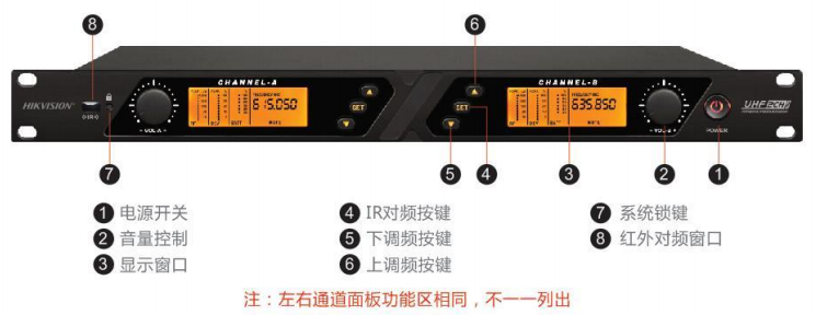 DS-KAI2X0X-2W 一拖二无线手持话筒